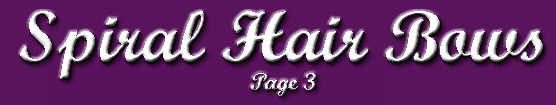 Spiral Hair Bows Page 3