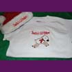 Santa's Lil Helper hat and matching shirt set