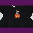 Cat & Pumpkin Black Dress