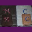 Monogrammed towels