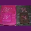 Monogrammed towels