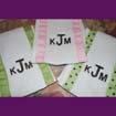 Monogrammed towels